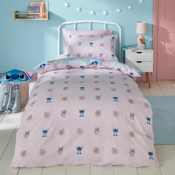 Stitch Ombre Duvet Cover & Pillowcase Set - Light Blue, Cotton alternate view