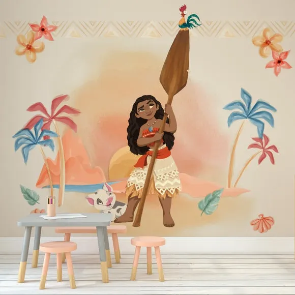 Moana Wall Mural - Multicolor alternate view