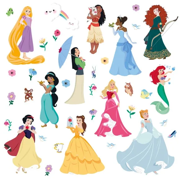 Princess Magical Wall Stickers - Pink alternate view
