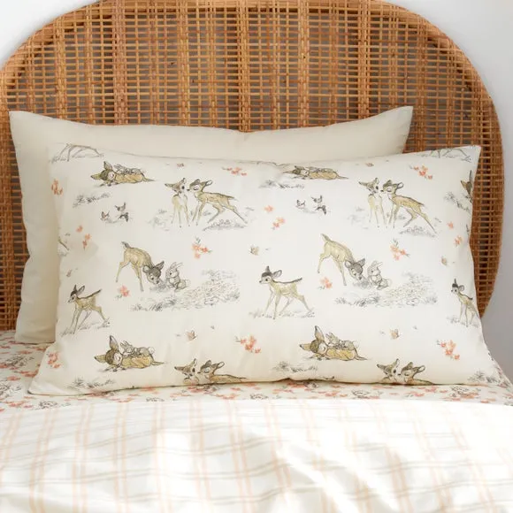 Bambi Duvet Cover & Pillowcase Set - Natural, Cotton alternate view