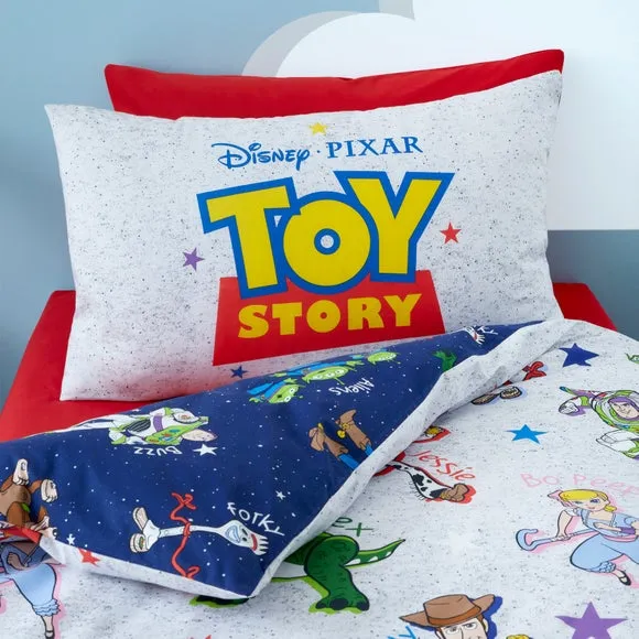 Toy Story Duvet Cover and Pillowcase Set - Grey, Polycotton alternate view