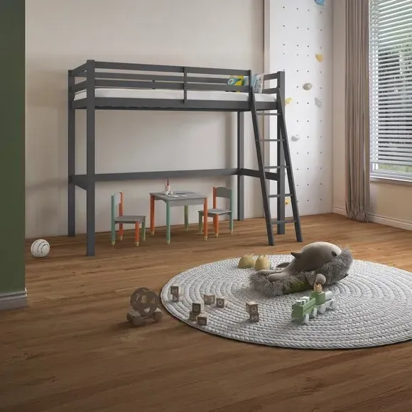 Alpi Highsleeper Bed Frame - Grey, Pine product