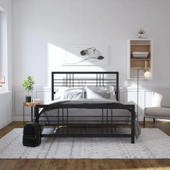 Burbank Metal Bed Frame - Black product