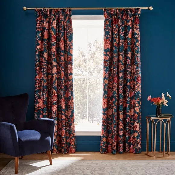 Blackout Curtains Pencil Pleat - Multicolor Cotton alternate view