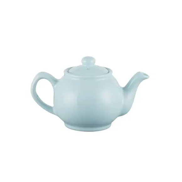 2 Cup Teapot with Non-Drip Spout - Blue, Stoneware alternate view