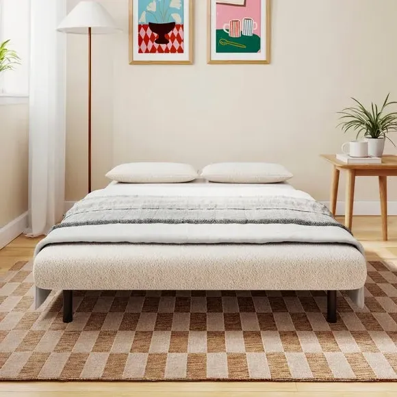 Phoebe Sherpa 2-Seater Sofa Bed - Ivory alternate view