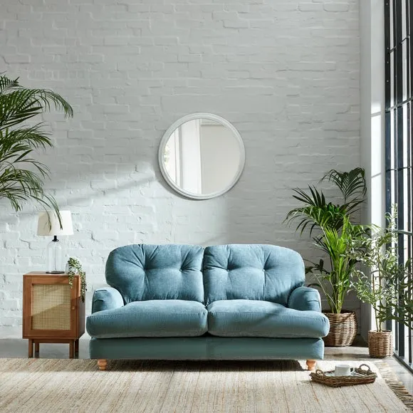 Martha 2 Seater Sofa - Aqua, Chenille alternate view