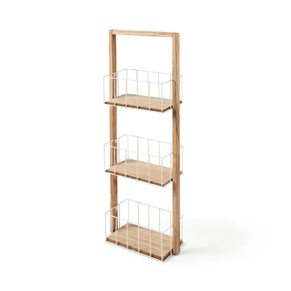 3-Tier Storage Caddy - Natural by Dunelm, image 3