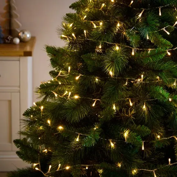 400 LED Clear Cable String Lights - Warm White