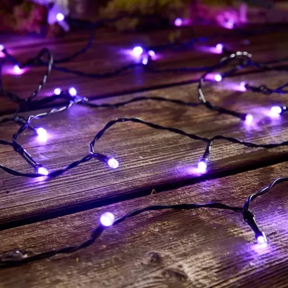 50 LED String Lights - Purple alternate view