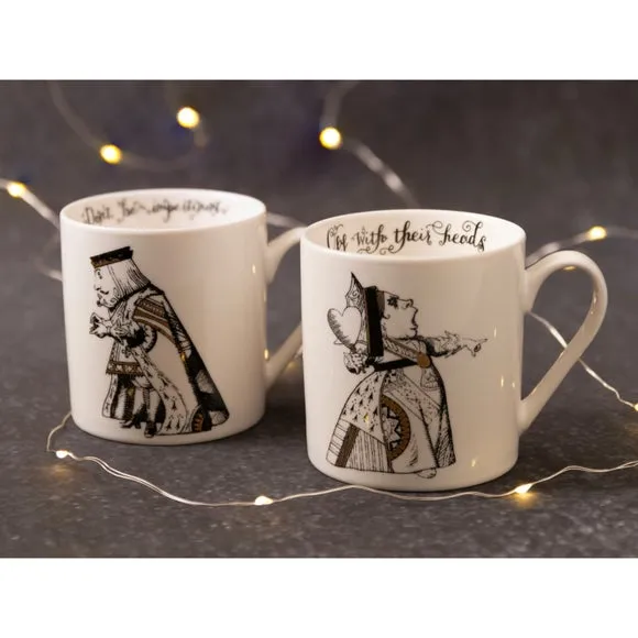 Set of 2 Mugs - White, Ceramic alternate view