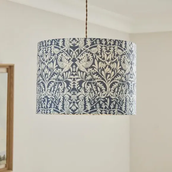 Alora Chenille Easy Fit Drum Lamp Shade - Blue product