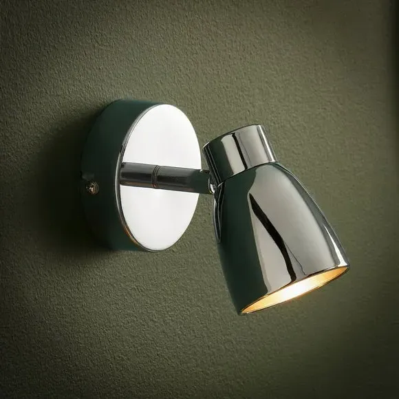 Alto Adjustable Spotlight Wall Light - Chrome alternate view