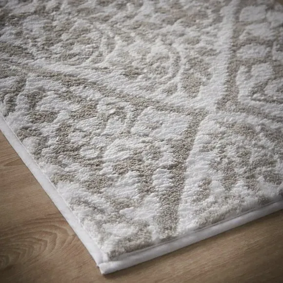 Amalfa Tile Bath Mat - Grey alternate view