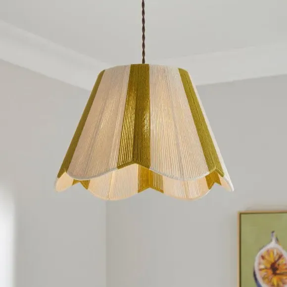 Amara String Easy Fit Pendant Shade - Green, Polyester product
