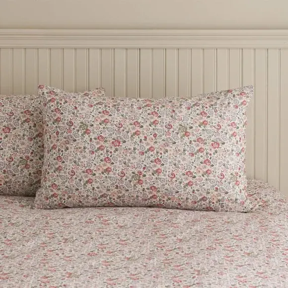 Amora Ditsy Duvet Cover & Pillowcase Set - Pink, Cotton alternate view