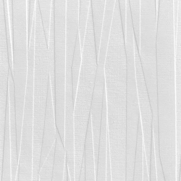 Folded Paper Paintable Wallpaper - White alternate view