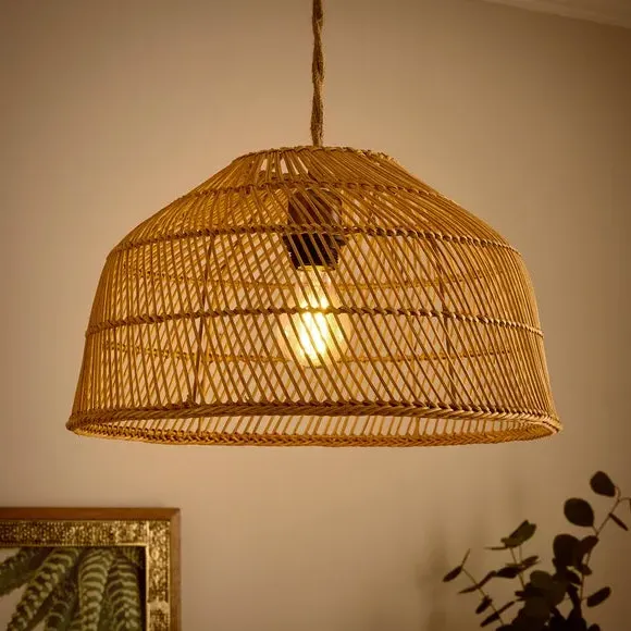 Andre Easy Fit Pendant Shade - Natural, Rattan alternate view