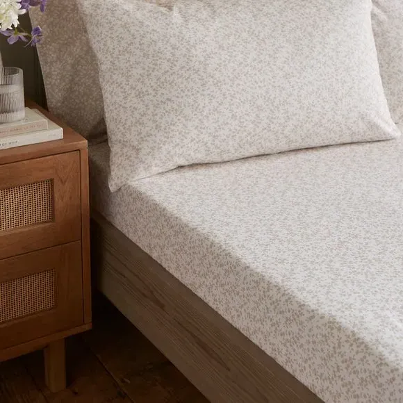 Annie Fitted Sheet - Natural, Cotton product
