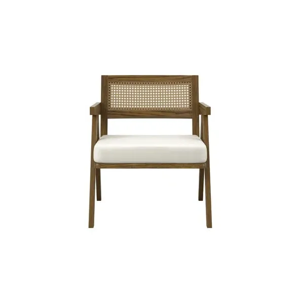 Arizona Occasional Armchair - Ecru, Woven Fabric alternate view
