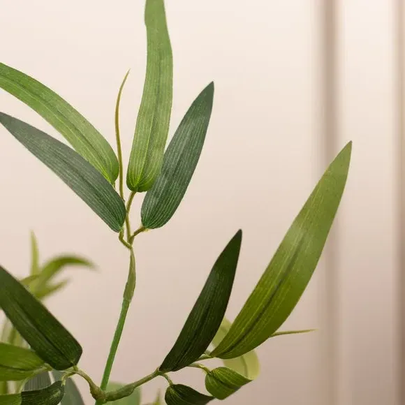 Artificial Bamboo Tree - Green, Cement Pot alternate view