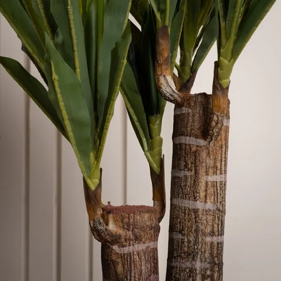 Double Stem Artificial Yucca Plant - Green alternate view