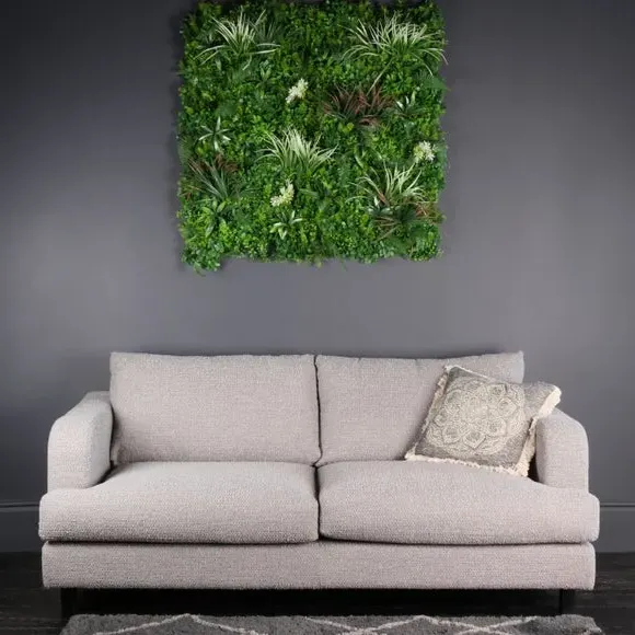 Mixed Grass Wall Panel UV Protected - Green alternate view