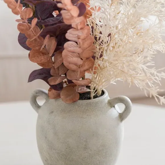 Artificial Bouquet with Vase - Purple, Eucalyptus alternate view