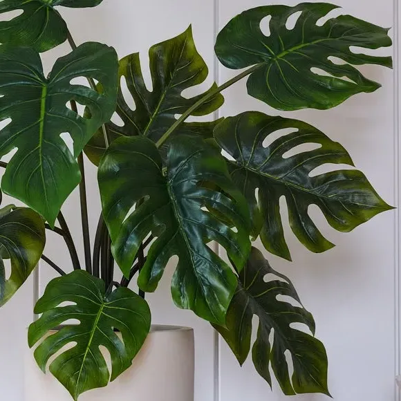 Artificial Swiss Cheese Plant - Green alternate view
