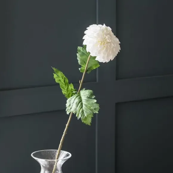 Artificial Dahlia Stems - White alternate view