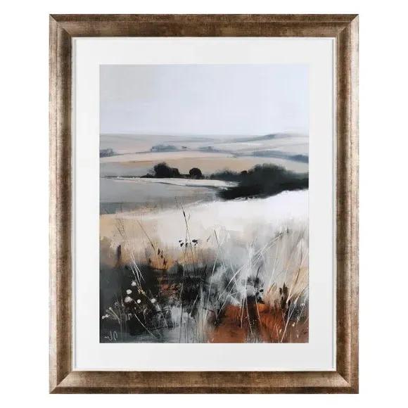 Autumnal Aura Landscape Framed Print - Multicolor alternate view