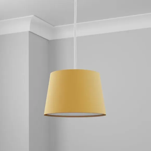 Ava Tapered Lamp Shade - Ochre, Poly-Cotton alternate view