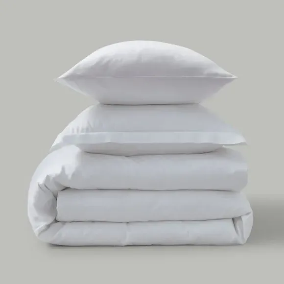 Bamboo Duvet Cover - White, Bamboo Viscose alternate view