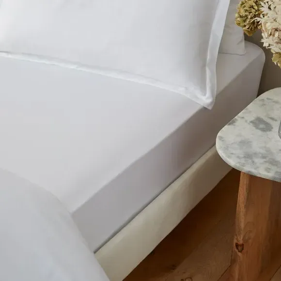 Bamboo Fitted Sheet - White product