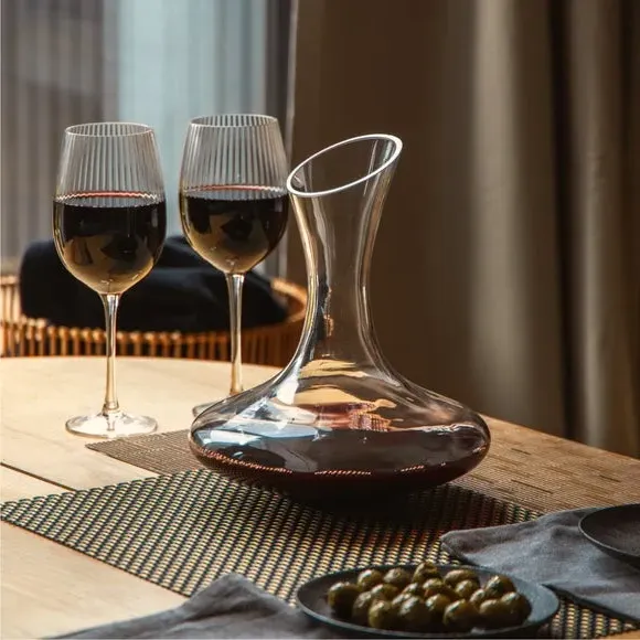 1.5L Wine Decanter with Long Neck - Clear Glass alternate view