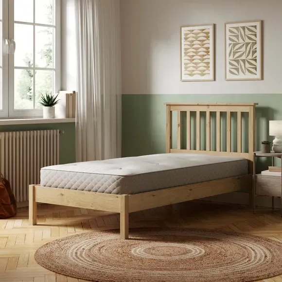 Bed Frame - Pine, Wood alternate view
