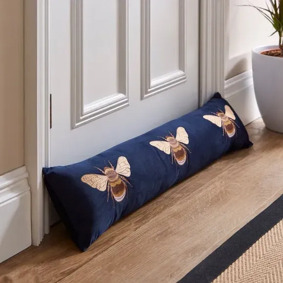 Bees Draught Excluder - Navy product