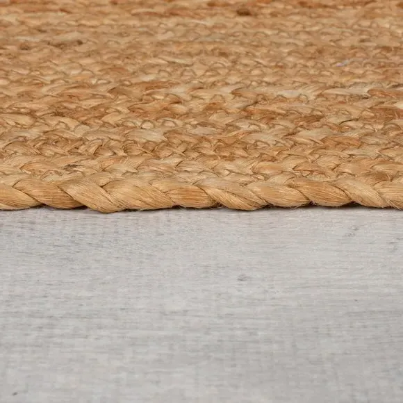 Blair Handmade Area Rug - Natural, Jute by Dunelm, image 4