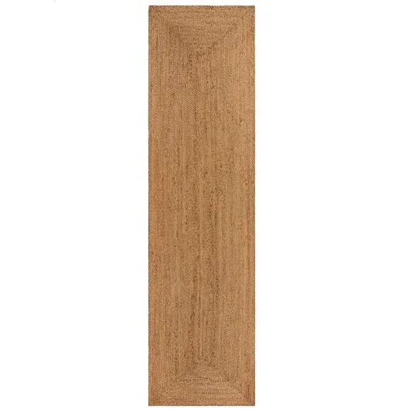Square Weave Runner Rug - Natural, Jute alternate view