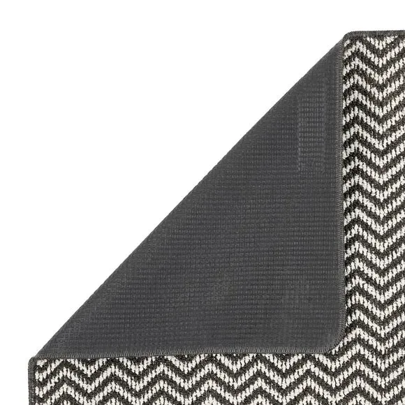 Boucle Herringbone Runner - Monochrome alternate view
