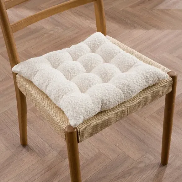 Boucle Seat Pad - Ivory product