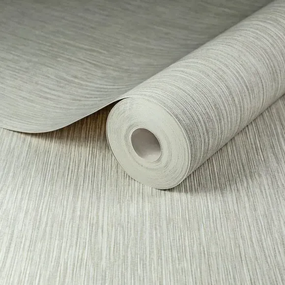 Textured Grasscloth Wallpaper - Natural alternate view