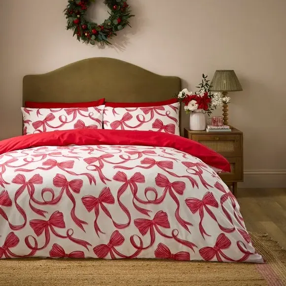 Bows Duvet Cover and Pillowcase Set - Multicolor product