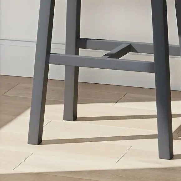 Briston Counter Height Bar Stool - Charcoal, Rubberwood alternate view