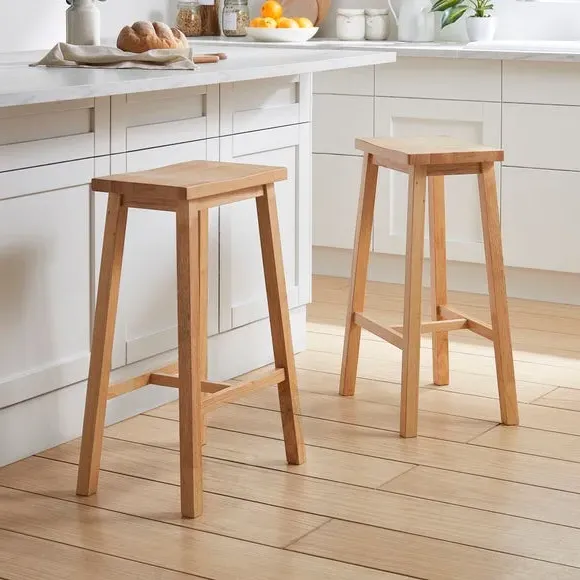 Briston Counter Height Bar Stool - Natural, Rubberwood product