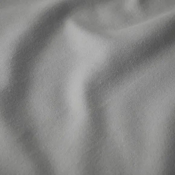 Brushed Cotton Flat Sheet - Dove Grey alternate view
