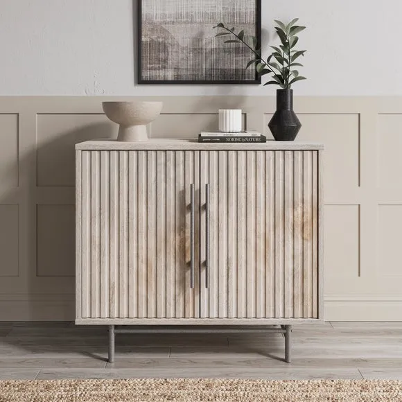 Bryant 2 Door Small Sideboard - Whitewashed Wood product