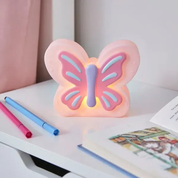Butterfly Night Light - Multicolor, Plastic product