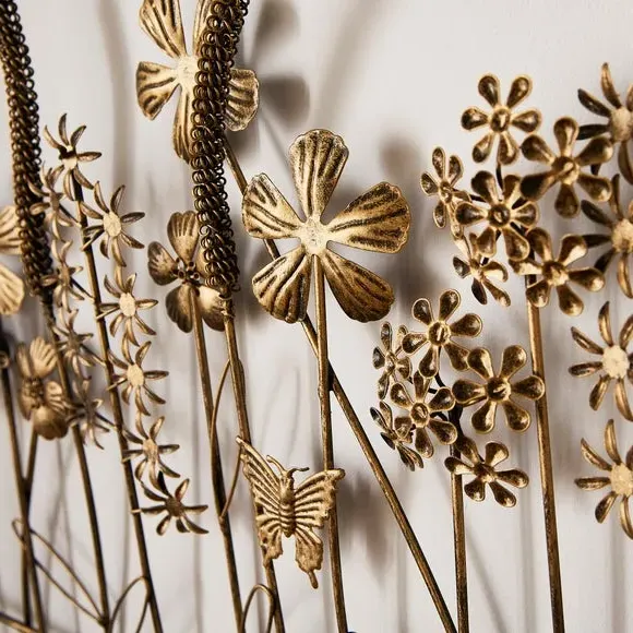 Secret Garden Butterfly Wall Art - Bronze alternate view