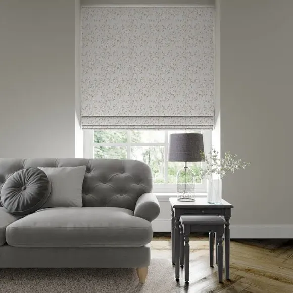 Cairnlee Made to Measure Roman Blind - Dove, Polyester by Dunelm, image 3
